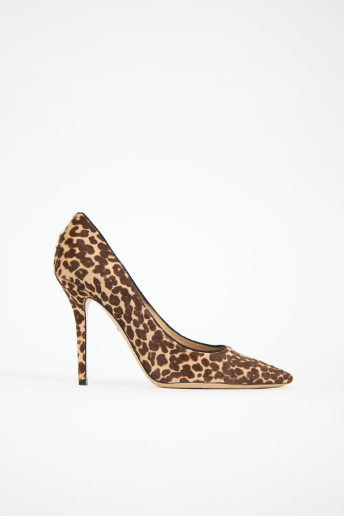 Ferragamo Printed Hair Pump
