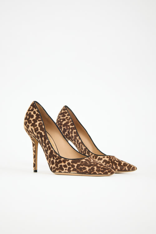 Ferragamo Printed Hair Pump