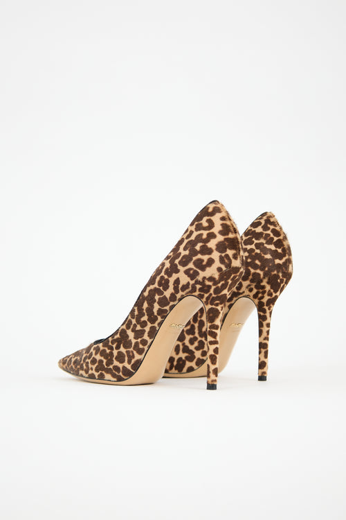 Ferragamo Printed Hair Pump