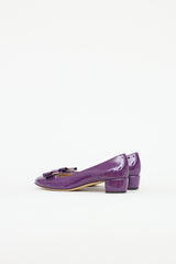Ferragamo Patent Vara Bow Pump