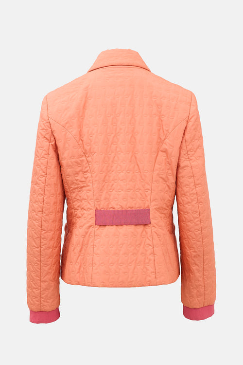 Ferragamo Quilted Gancini Jacket