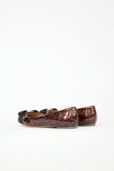 Ferragamo Quilted Vara Bow Flat