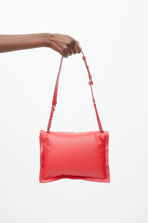 Ferragamo Red Leather Viva Bow Bag