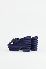 Ferragamo Satin Rey Platform Sandal