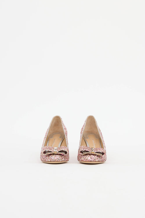 FerragamoGlitter Capua Pump
