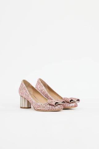 FerragamoGlitter Capua Pump