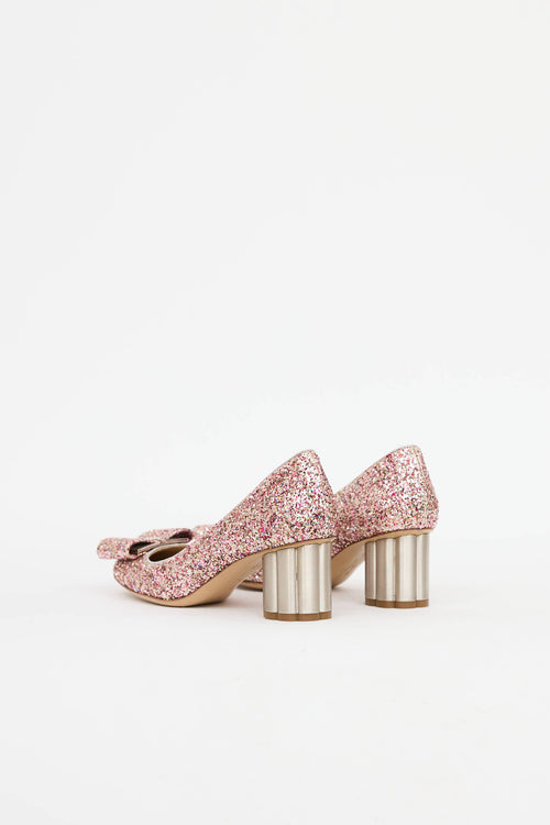 FerragamoGlitter Capua Pump