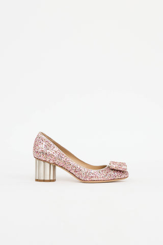 FerragamoGlitter Capua Pump