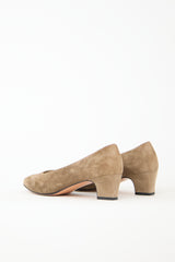 Ferragamo Suede Pump