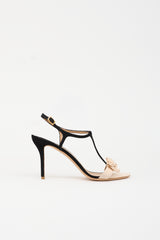 Ferragamo Suede Bow Sandal