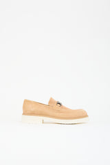 Ferragamo Suede Gancini Loafer