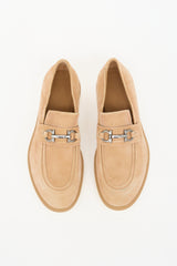 Ferragamo Suede Gancini Loafer