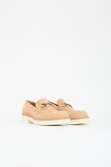 Ferragamo Suede Gancini Loafer
