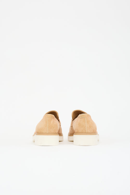Ferragamo Suede Gancini Loafer