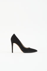 Ferragamo Suede Pointed Toe Pump