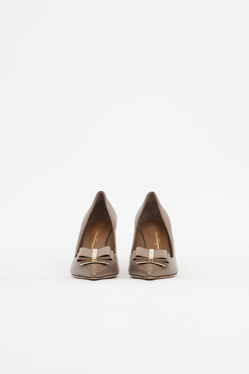 FerragamoZeri Bow Pump