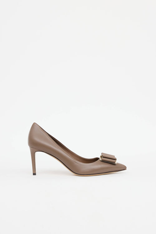 FerragamoZeri Bow Pump