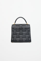 Ferragamo Woven Leather Boxyz Bag