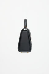 Ferragamo Woven Leather Boxyz Bag