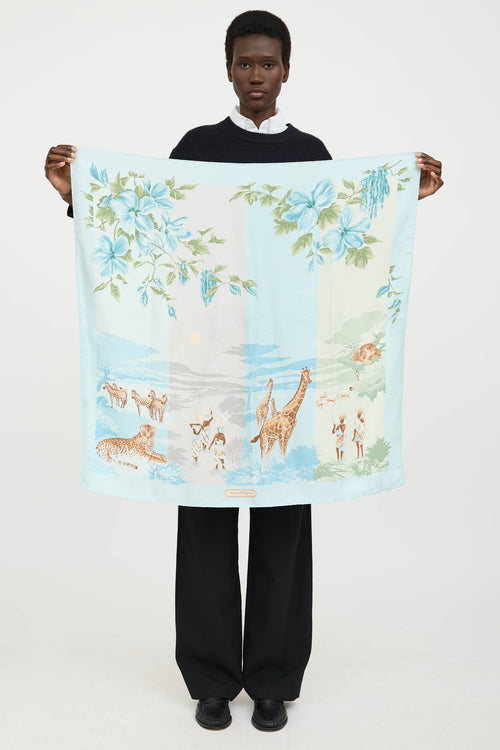 FerragamoSilk Safari Scarf