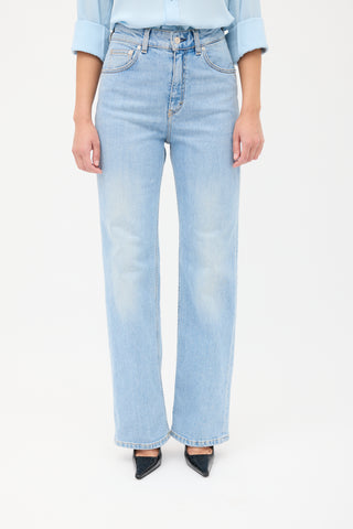 Filippa K Light Wash Eliza High Waisted Jeans