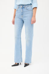 Filippa K Light Wash Eliza High Waisted Jeans