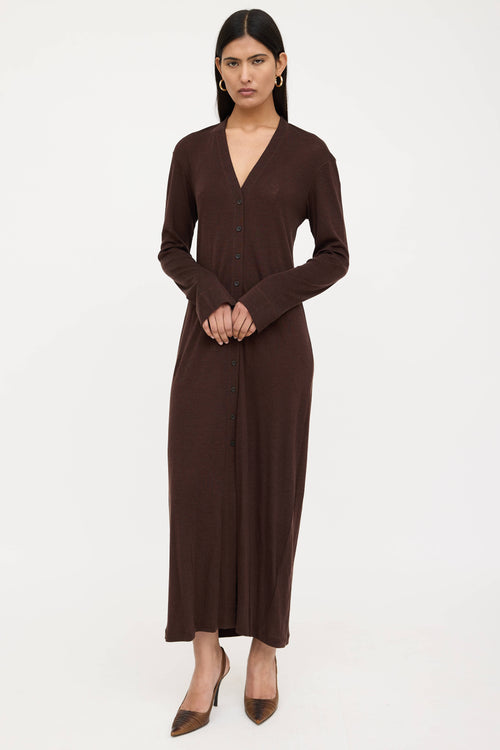 Wool Knit Juno Cardigan Dress