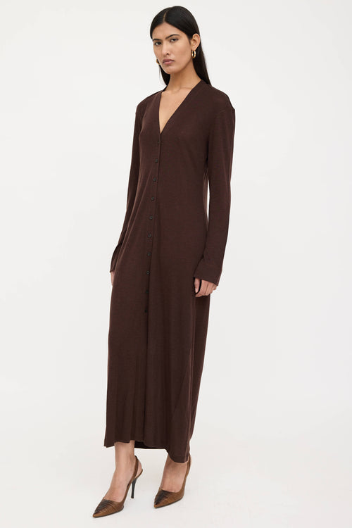 Wool Knit Juno Cardigan Dress