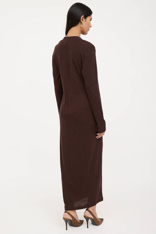 Wool Knit Juno Cardigan Dress