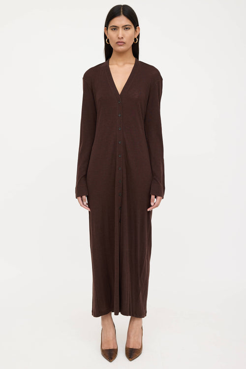 Wool Knit Juno Cardigan Dress