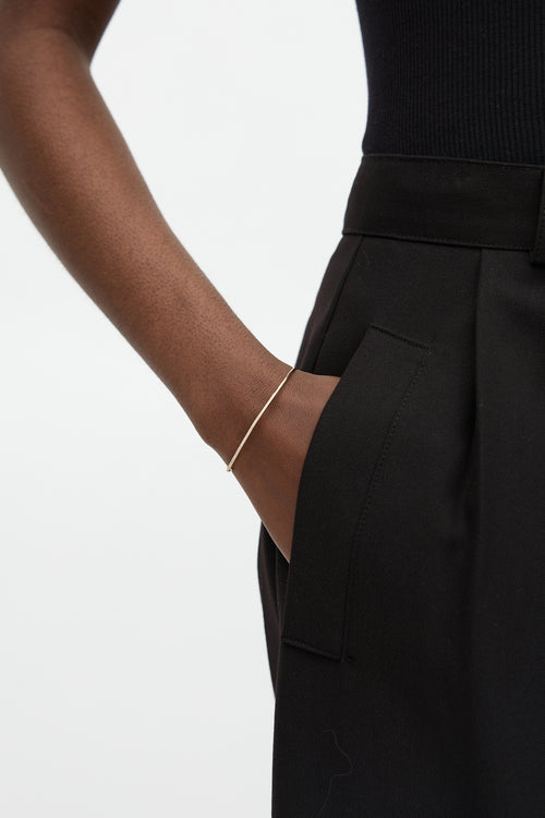 Fine Jewelry 14K Gold & Crystal Bracelet