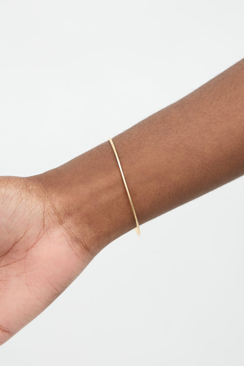 Fine Jewelry 14K Gold & Crystal Bracelet