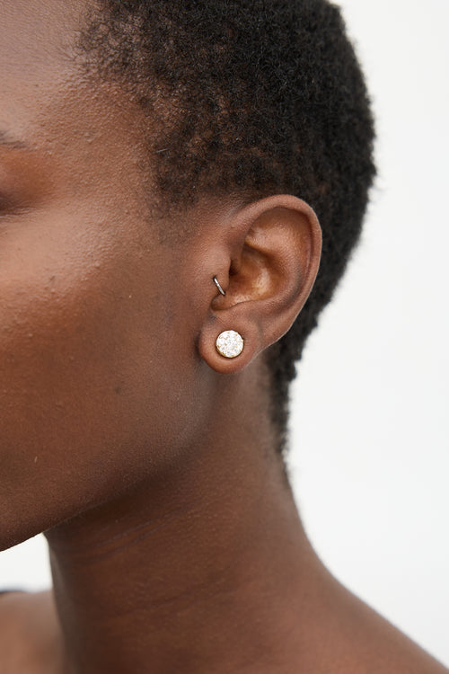 Fine Jewelry 14K Gold & Diamond Earrings