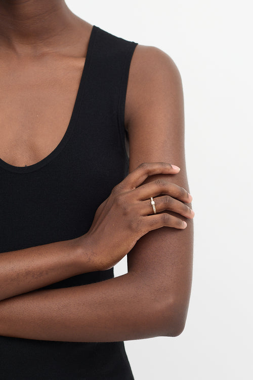 Fine Jewelry 14K Gold & Diamond Stone Ring