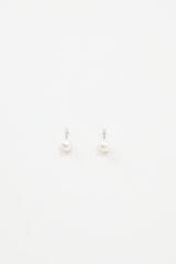 Fine Jewelry 18K White Gold & Pearl Drop Earrings