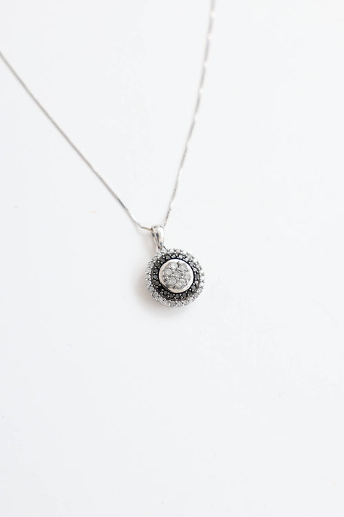Fine Jewelry10K White Gold Diamond Necklace