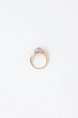 Fine Jewelry 10K Yellow Gold & Diamond Baguette Pave Ring