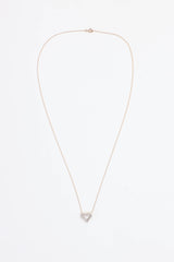 Fine Jewelry 10K Yellow Gold & Diamond Heart Pendant Necklace