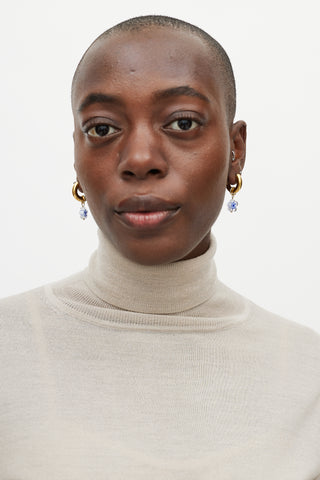 VSP Archive Flower Hoop Earrings
