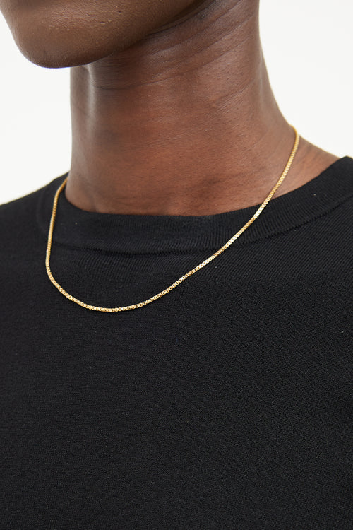 18K Yellow Gold Lox Chain Necklace