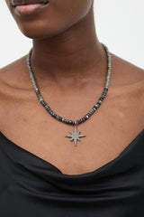 Fine Jewelry Diamond & Labradorite Starburst Necklace