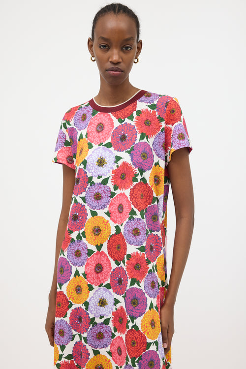 La DoubleJ Floral Sporty Swing Dress