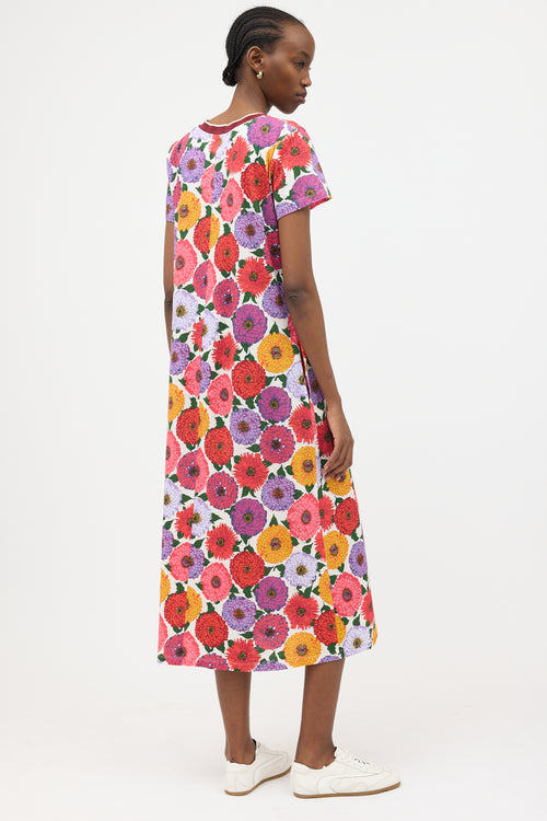 La DoubleJ Floral Sporty Swing Dress