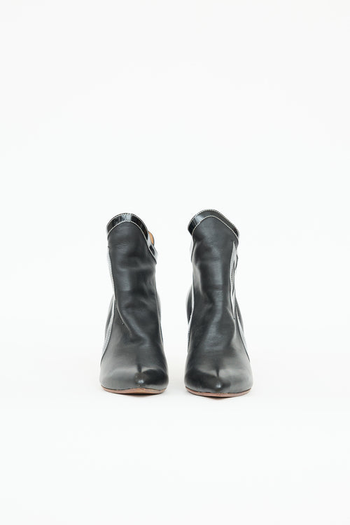 John Fluevog Leather Ankle Boot