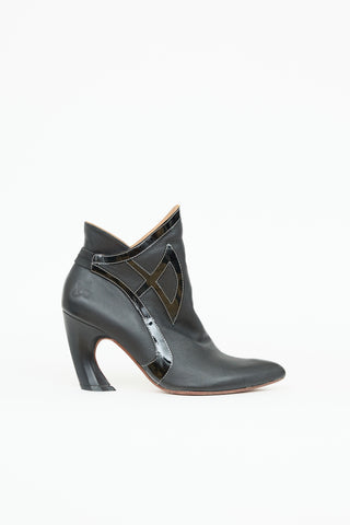 John Fluevog Leather Ankle Boot