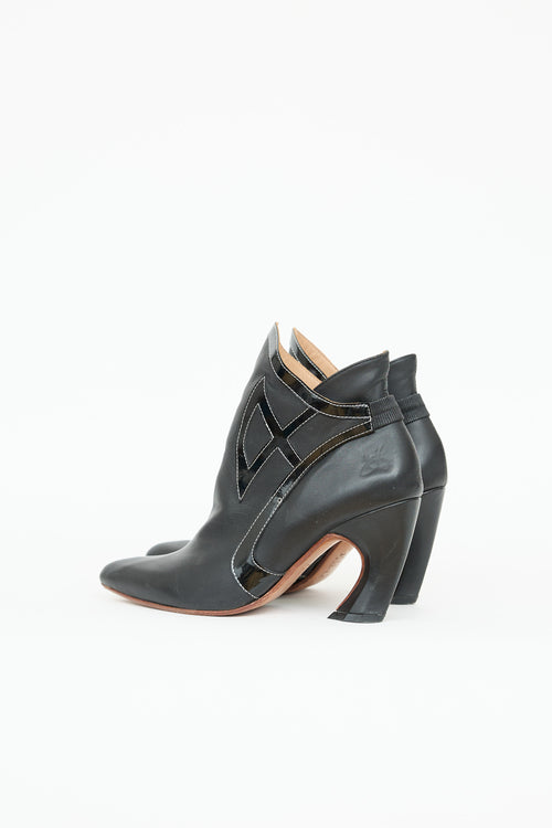 John Fluevog Leather Ankle Boot