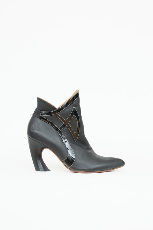 John Fluevog Leather Ankle Boot