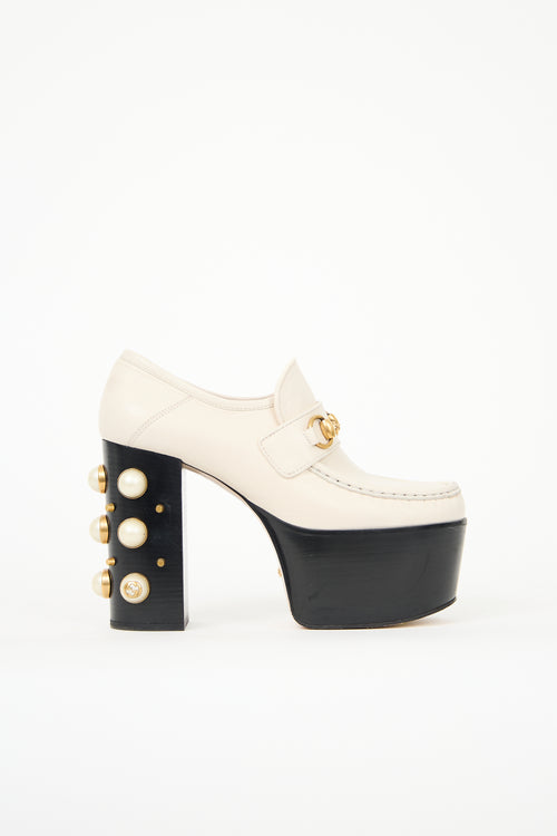 Gucci Embellished Vegas Platform Loafer