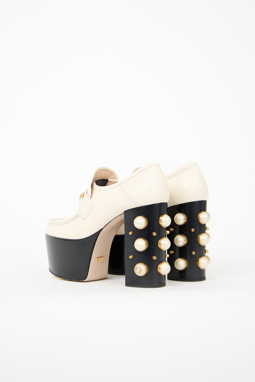 Gucci Embellished Vegas Platform Loafer