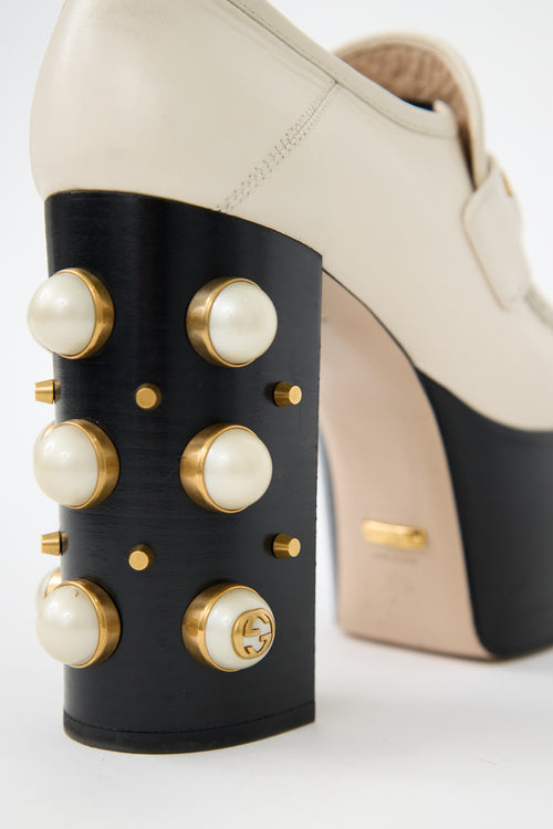 Gucci Embellished Vegas Platform Loafer